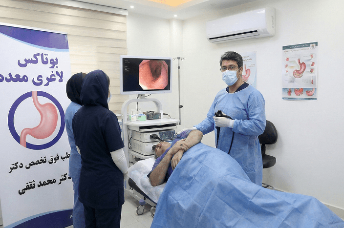 بوتاکس لاغره معده