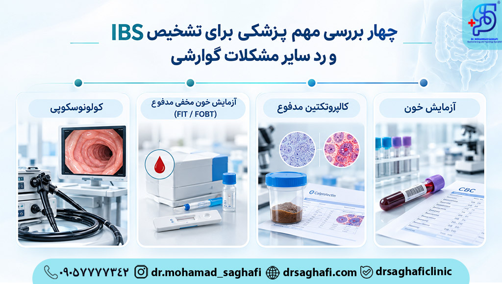 بررسی های پزشکی برای تشخیص سندروم روده تحریک پذیر